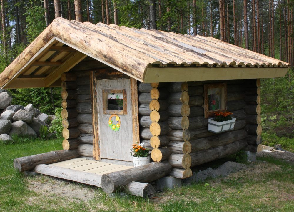 Hirsinen leikkimökki